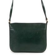 Delvaux Green Leather Vintage Crossbody Bag