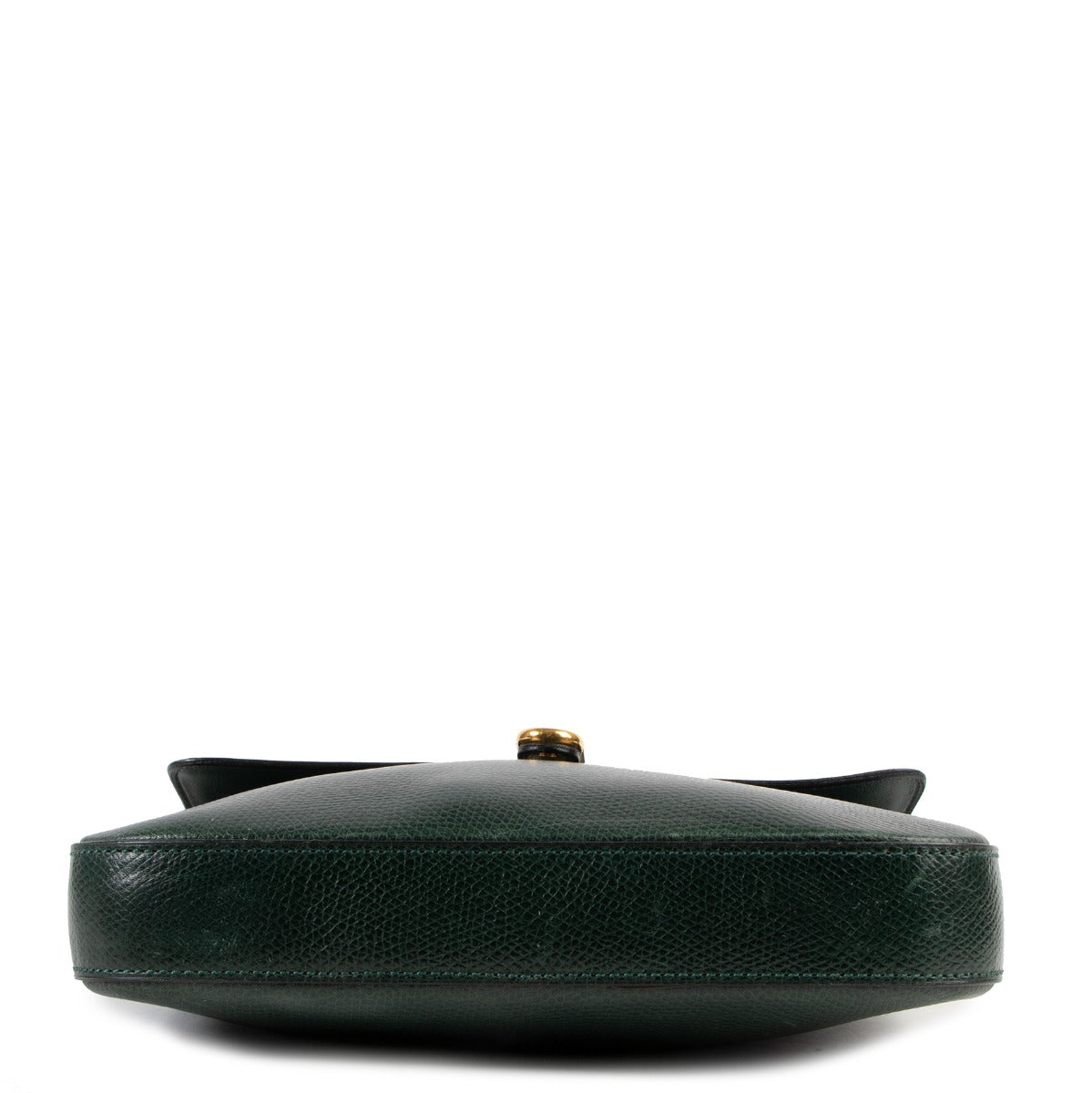 Delvaux Green Leather Vintage Crossbody Bag