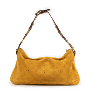 Louis Vuitton Onatah PM Yellow Monogram Perforated Suede Shoulder Bag