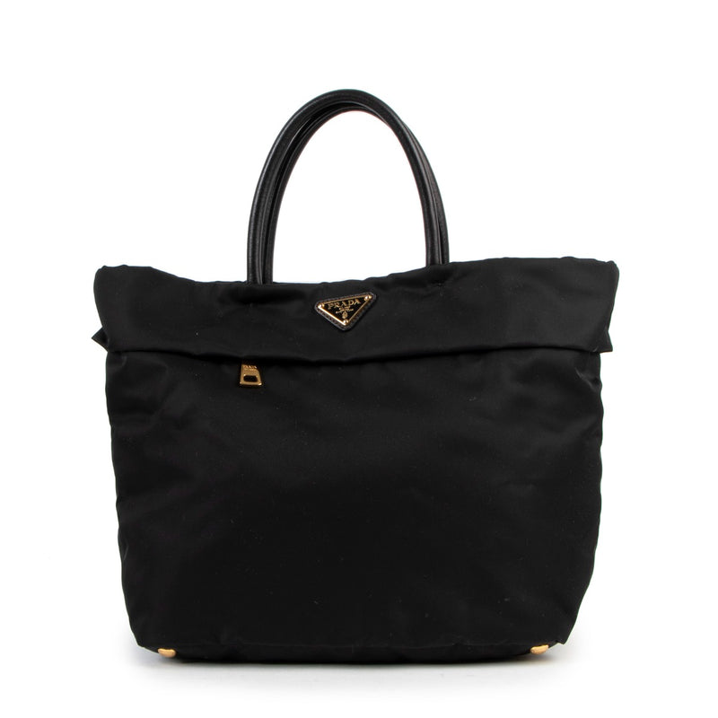 Prada BN2531 Tessuto Nylon Convertible Shopping Tote Bag
