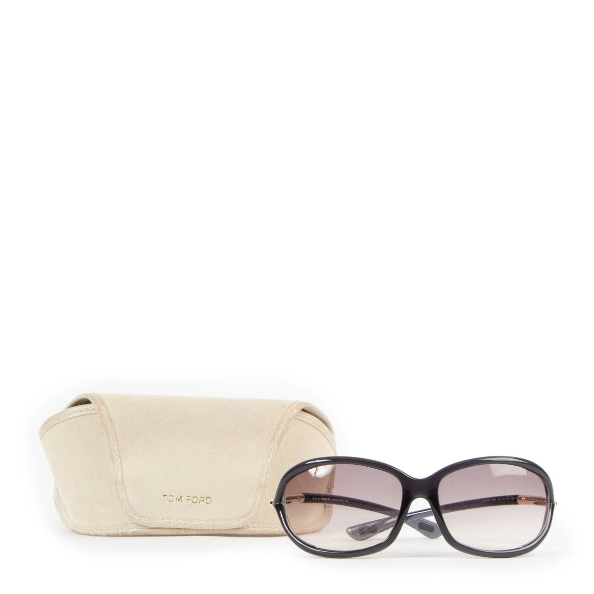Tom Ford FT0008 Black Jennifer Sunglasses