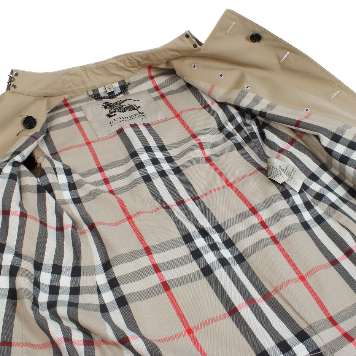 Shop 100% authentic secondhand Burberry Beige Trench Coat - Size FRA 38 on Labellov.com