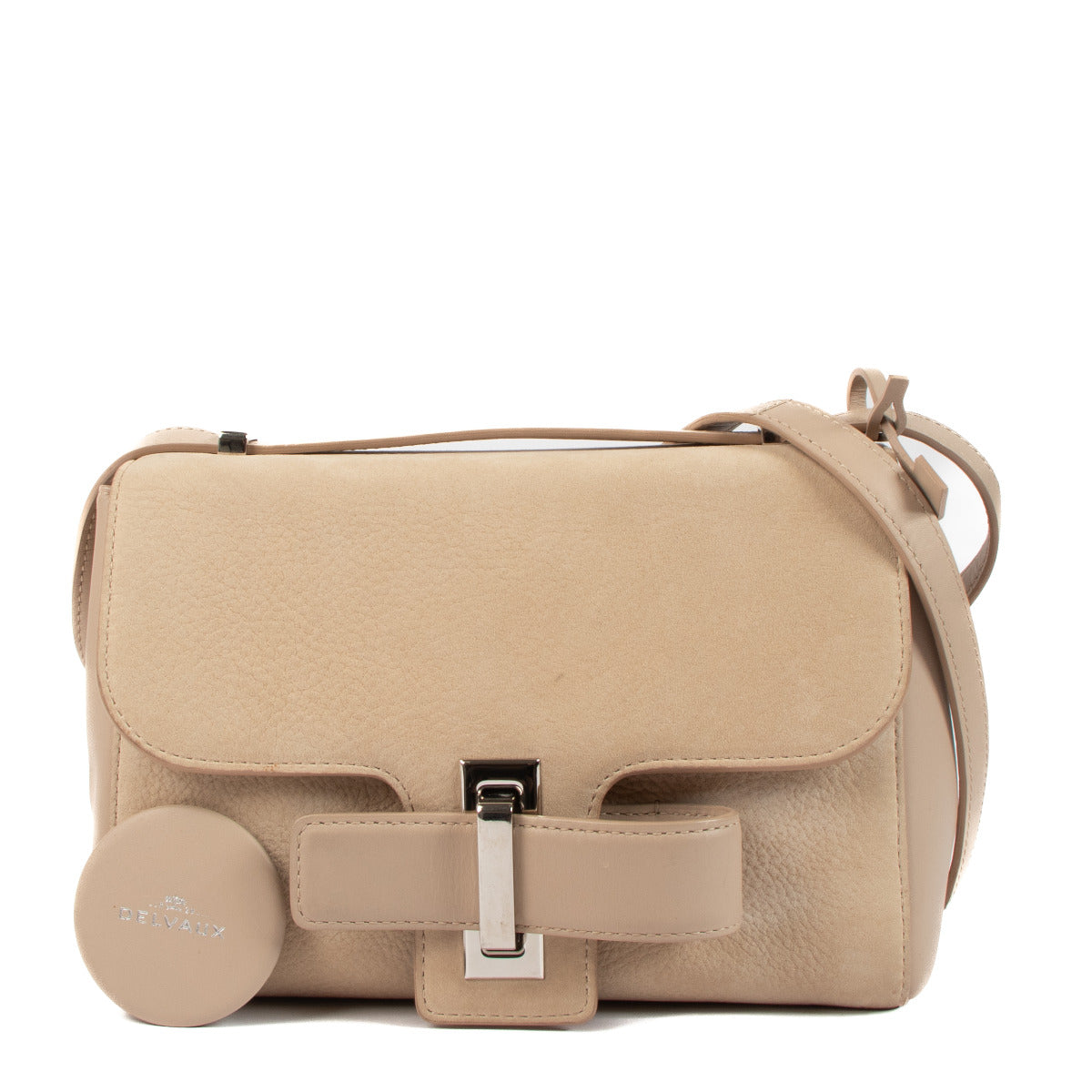 Delvaux Beige Santiag Simplissime City Mini Bag