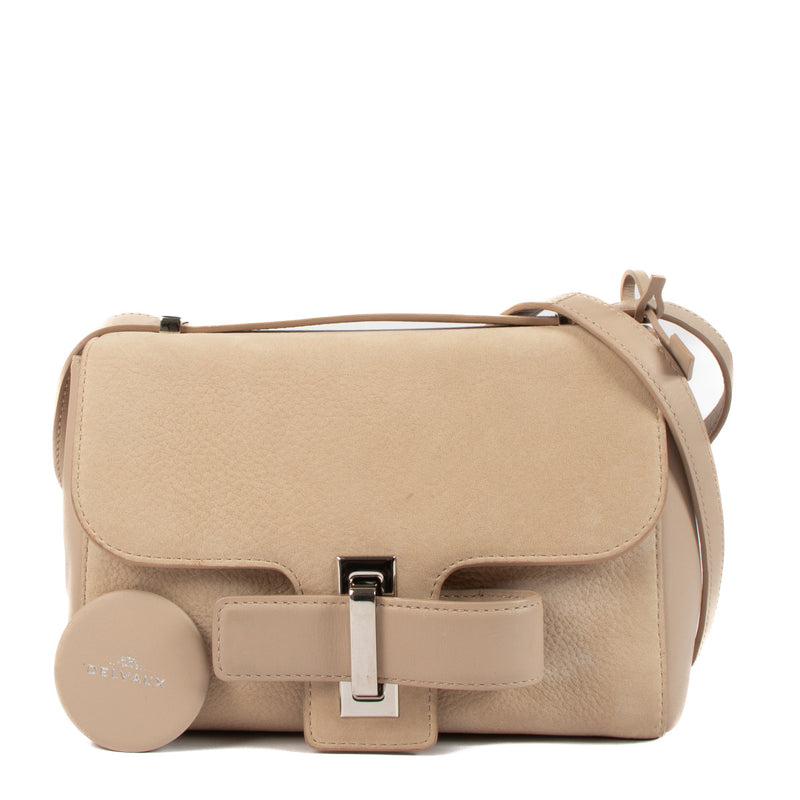 Delvaux Beige Santiag Simplissime City Mini Bag