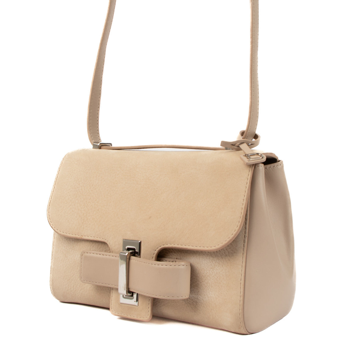 Delvaux Beige Santiag Simplissime City Mini Bag