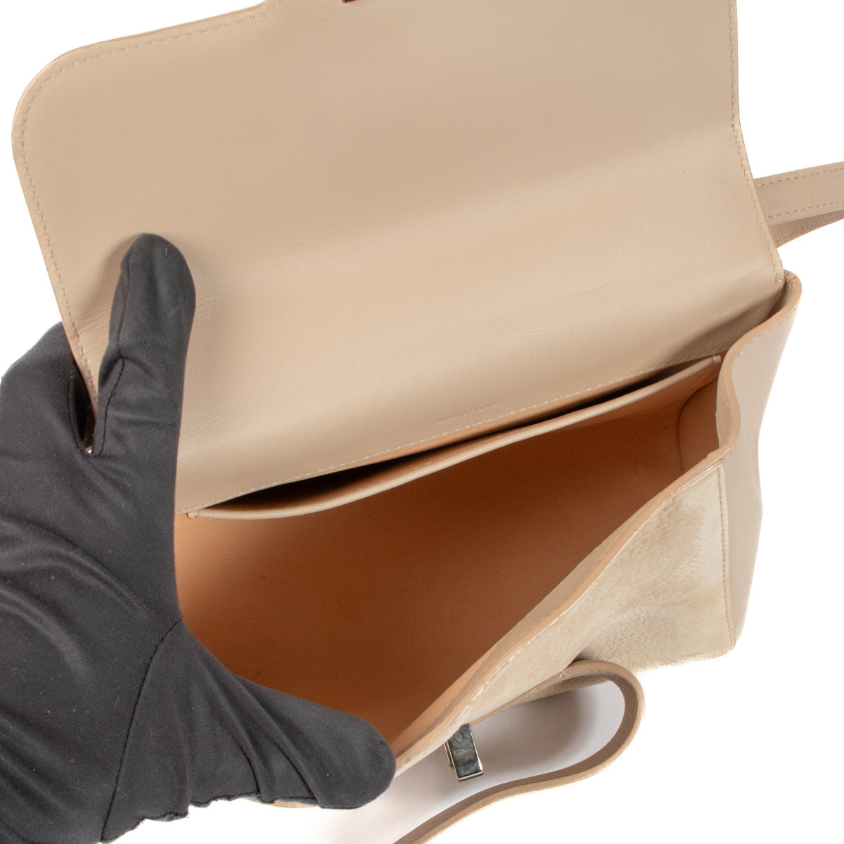 Delvaux Beige Santiag Simplissime City Mini Bag