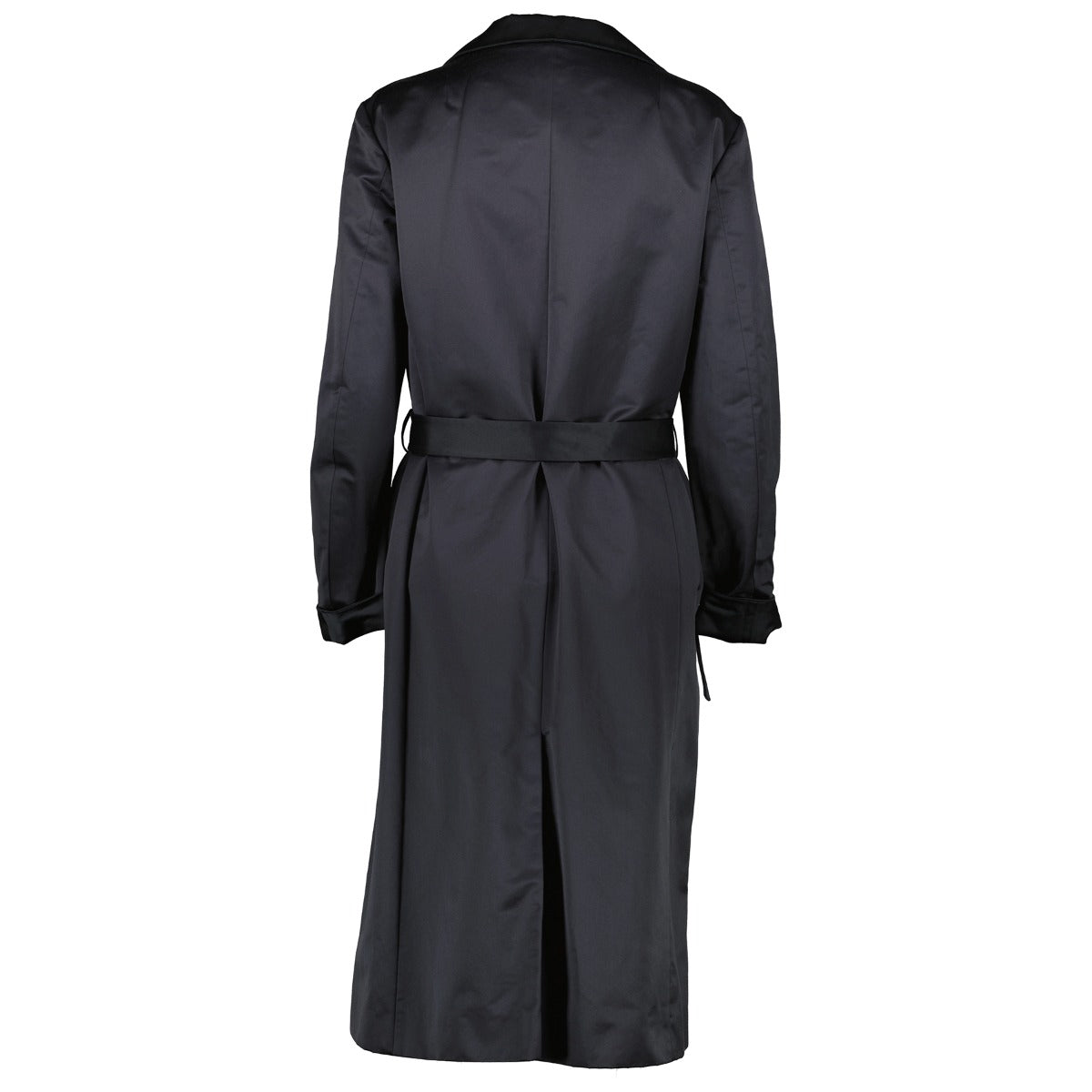 Yves Saint Laurent Reversible Black/Navy Long Coat
