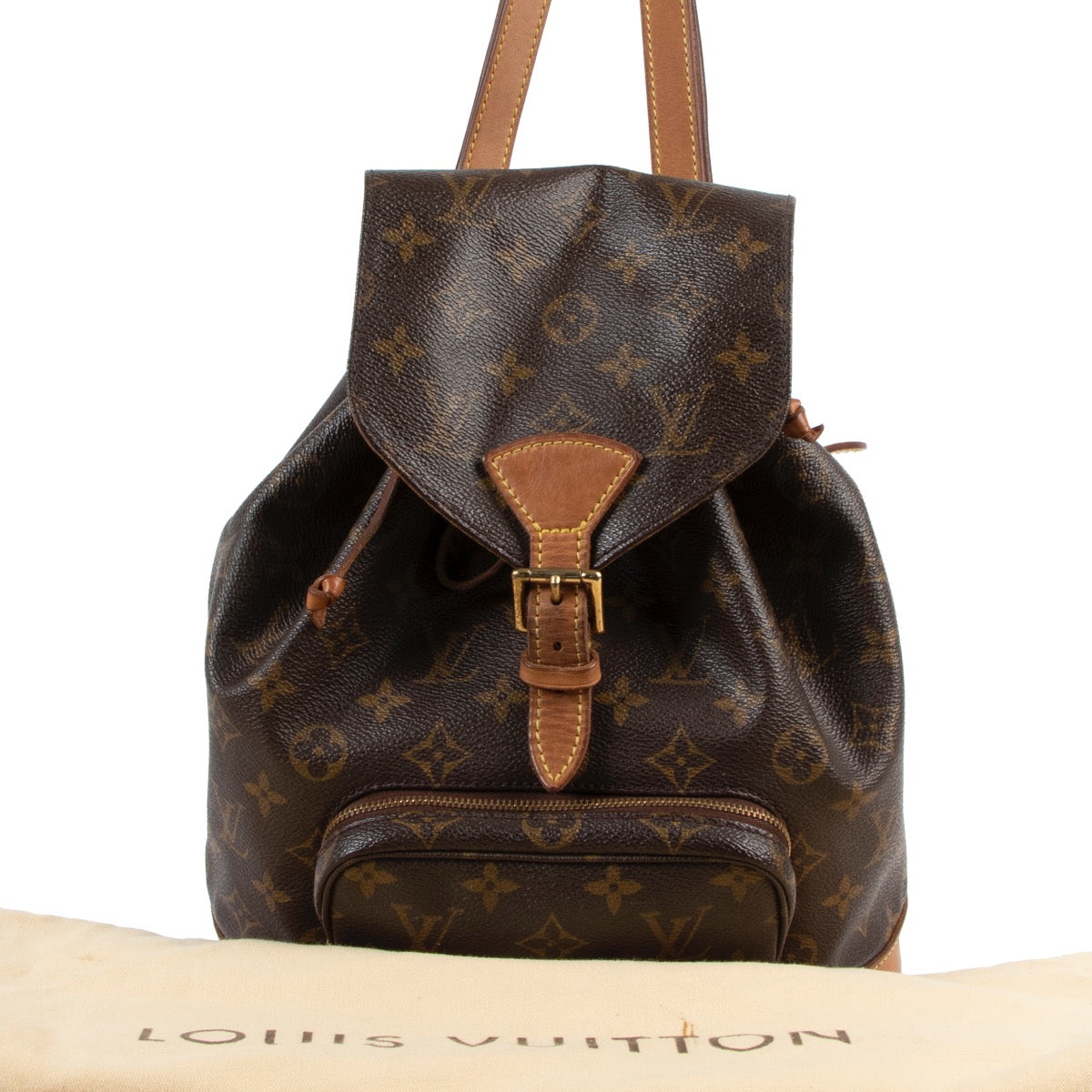 Buy authentic second hand Louis Vuitton Monogram Montsouris Backpack in good condition at Labellov in Antwerp.