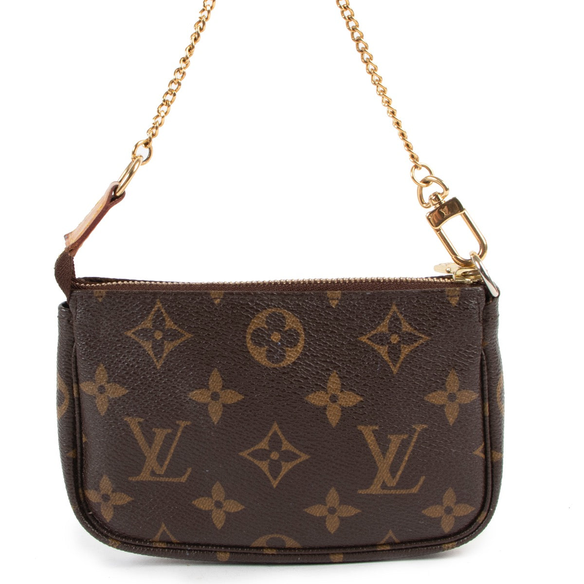 Buy an authentic second hand Louis Vuitton Monogram Mini Pochette Accessoires in very good condition at Labellov