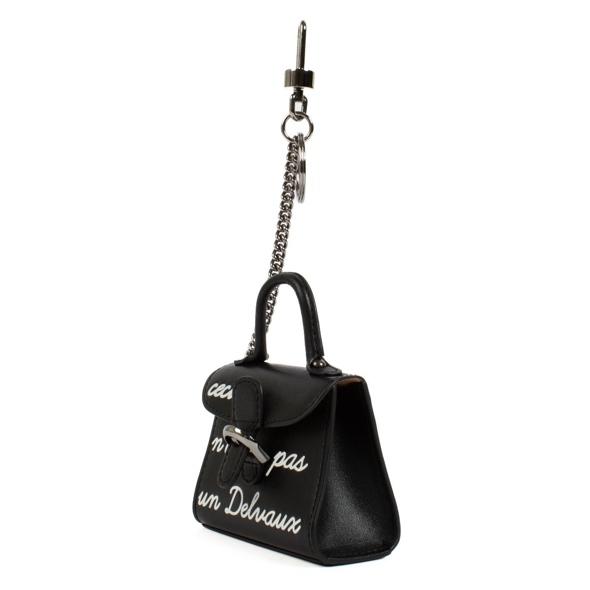 Authentic second hand Delvaux Black L'humour Bag Charm on Labellov.com