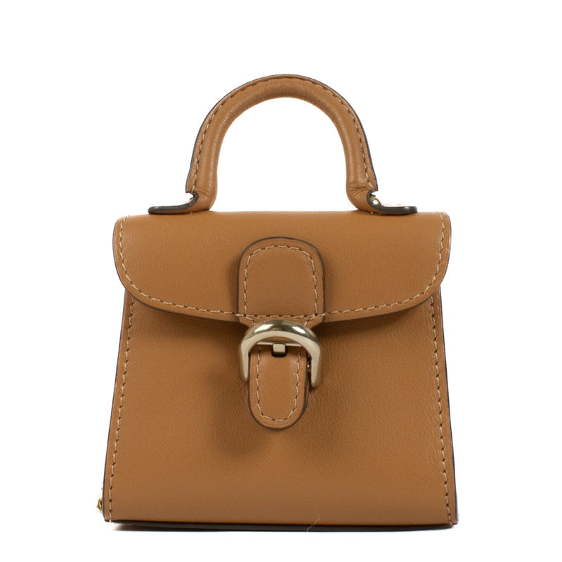 Authentic second hand Delvaux Cognac Brillant Bag Charm on Labellov.com