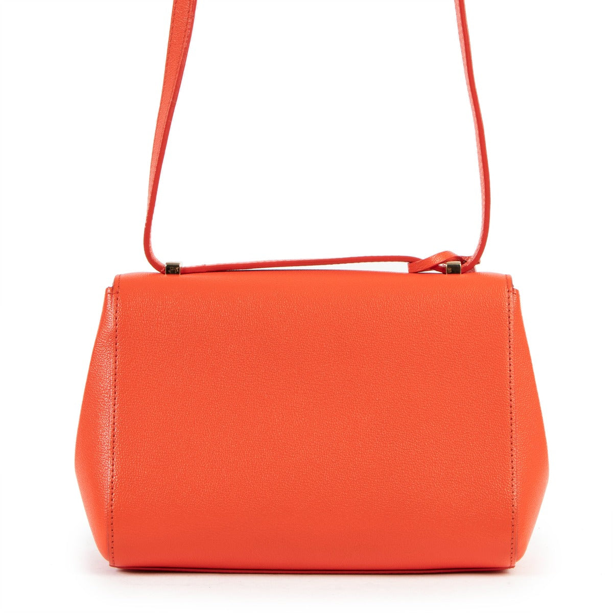 Delvaux Spring/Summer 2016 Simplissime City PM Piment Rodéo Calf Crossbody Bag