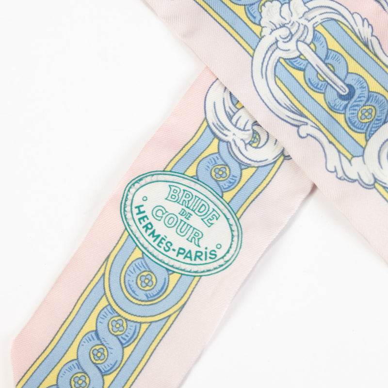 Hermès Multicolor Pink Twilly