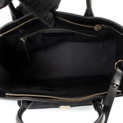Balenciaga Black Suede Padlock Work S Handbag
