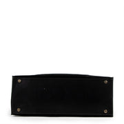 Balenciaga Black Suede Padlock Work S Handbag