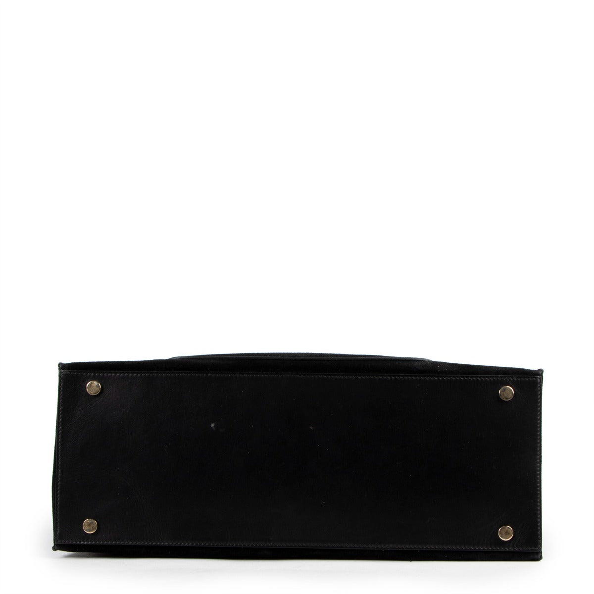 Balenciaga Black Suede Padlock Work S Handbag