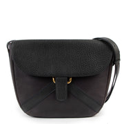 Delvaux Brown Grained Leather Crossbody Bag