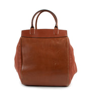 Delvaux Camel Baladin Leather Handbag