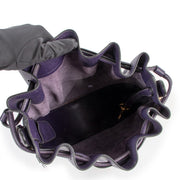 Buy authentic second hand Delvaux Purple Leather tabarin Shoulder bag in good condition at Labellov in Antwerp.