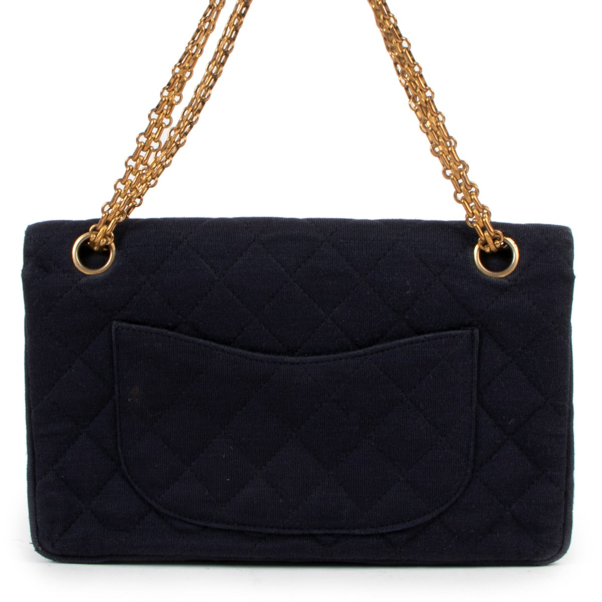 Chanel Blue Fabric 2.55 Reissue Vintage Flap Bag
