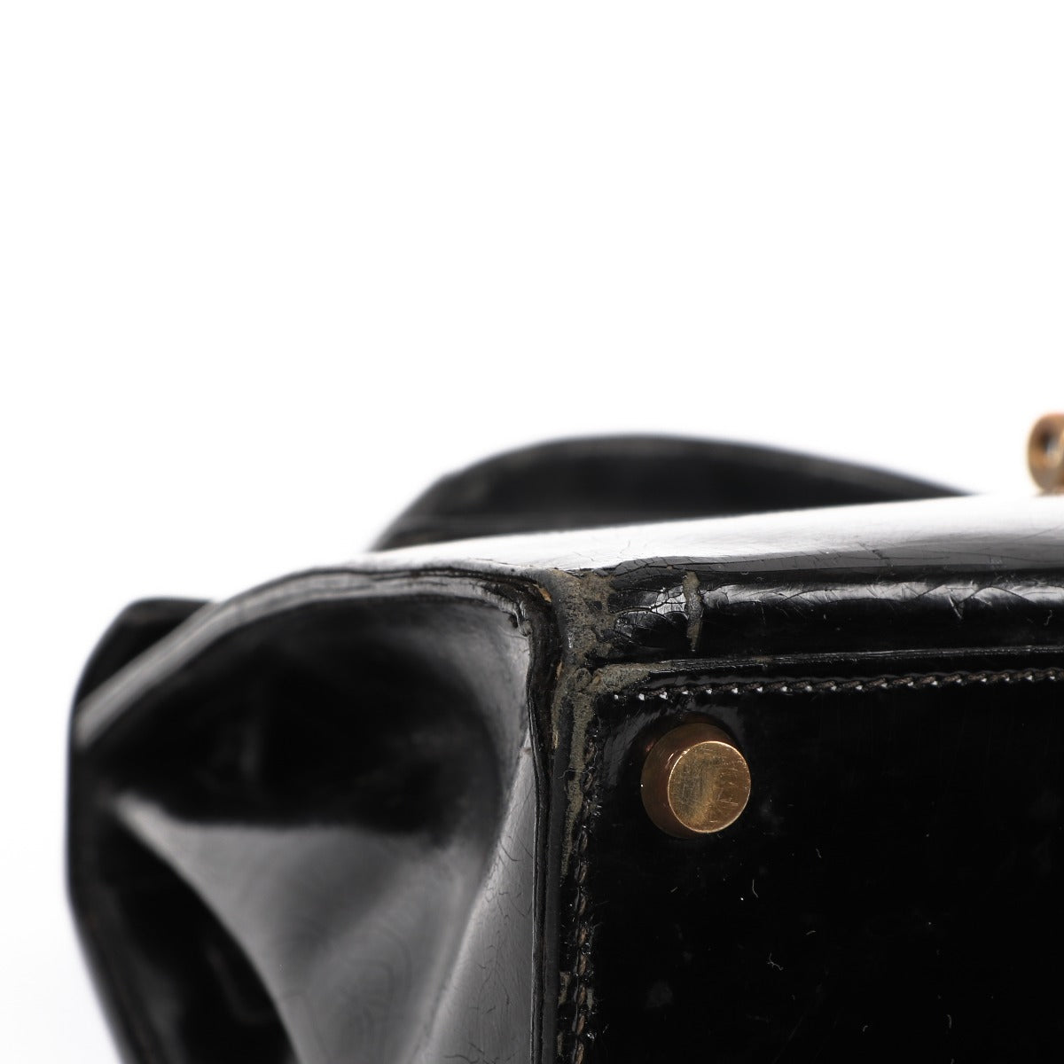 Hermès Vintage Kelly 28 Cuir Verni GHW