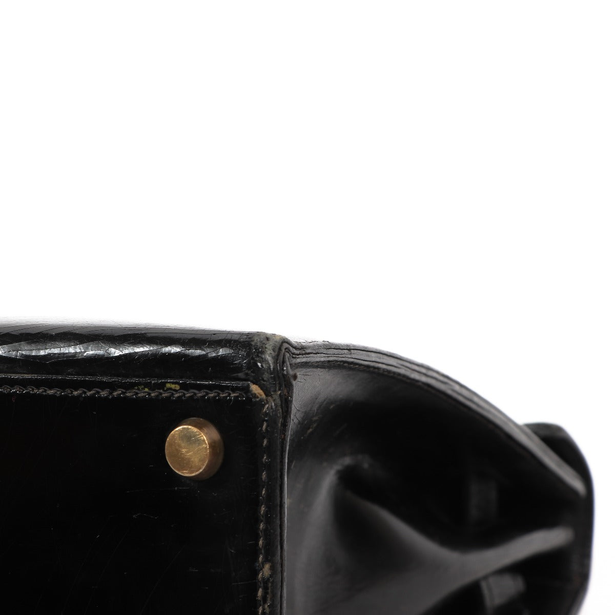 Hermès Vintage Kelly 28 Cuir Verni GHW