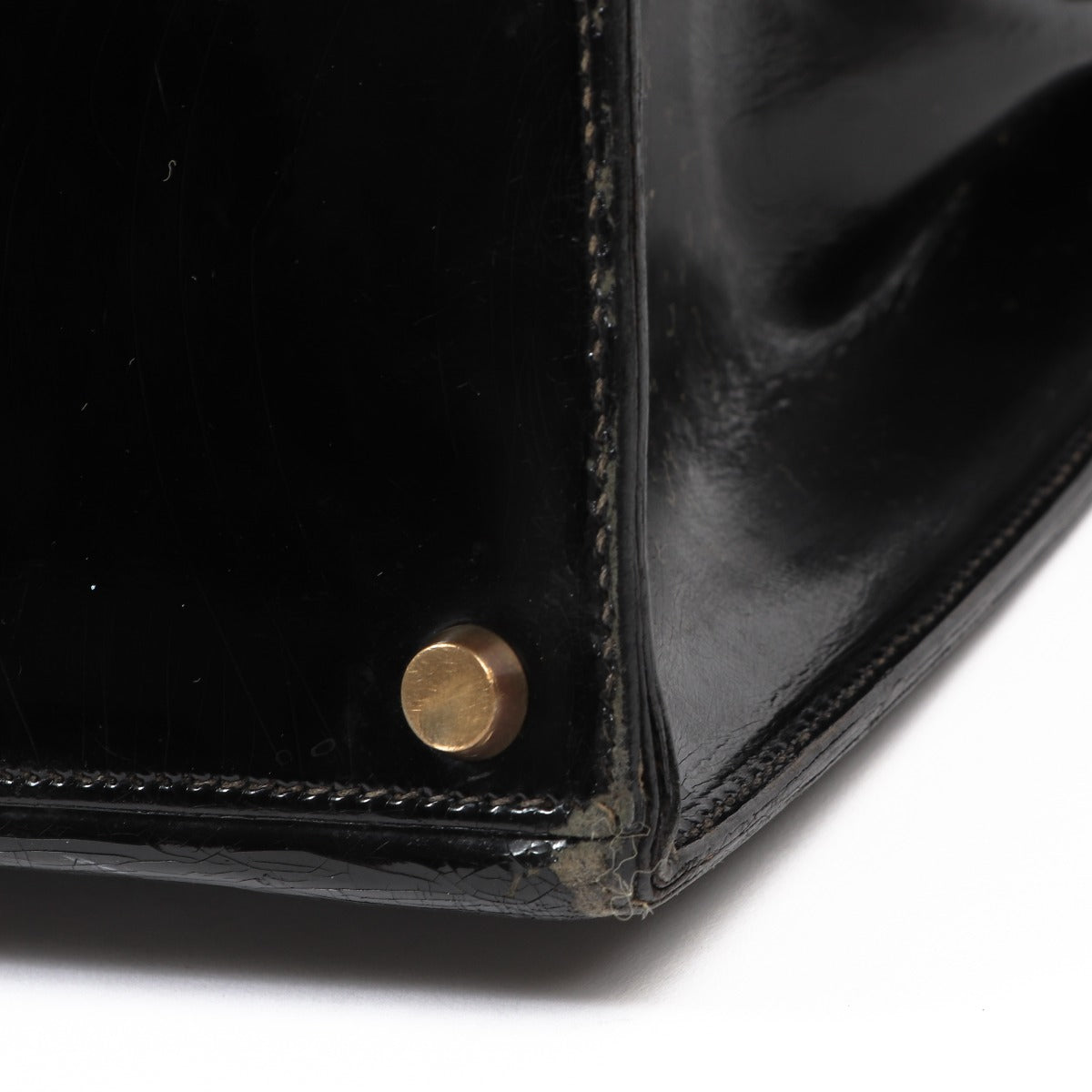 Hermès Vintage Kelly 28 Cuir Verni GHW