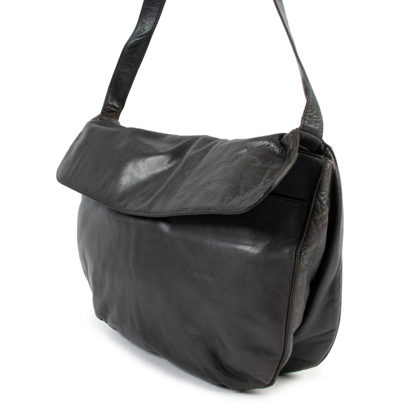 Loewe Khaki Anagram Lamskin Shoulder Bag