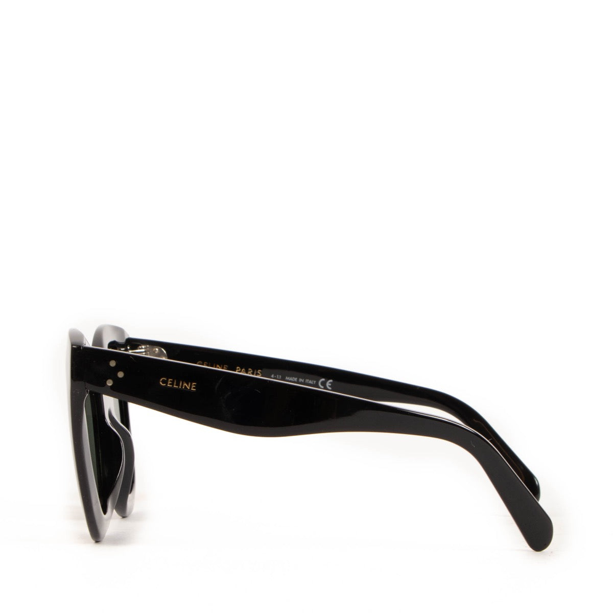 shop safe online at Labellov in Antwerp, Brussels and Knokke these 100% authentic second hand Celine Black Acetate Butterfly S005 Sunglasses