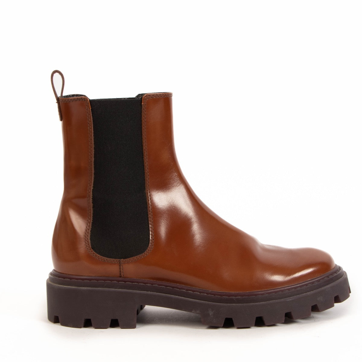 Tod's Brown Leather Chelsea Boots - Size 36