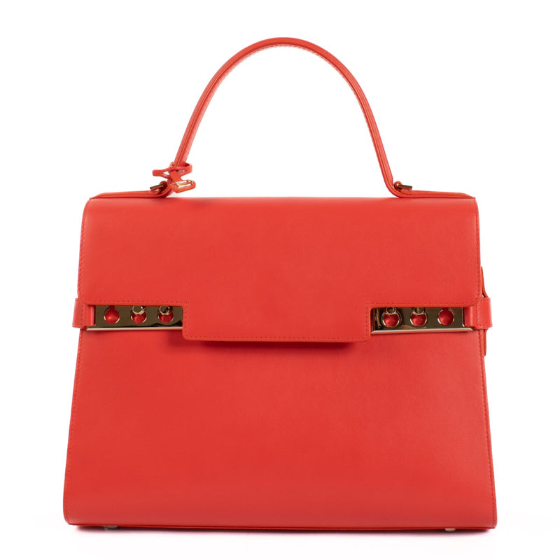 shop 100% authentic second hand Delvaux Red Souple Calf Tempête GM on Labellov.com