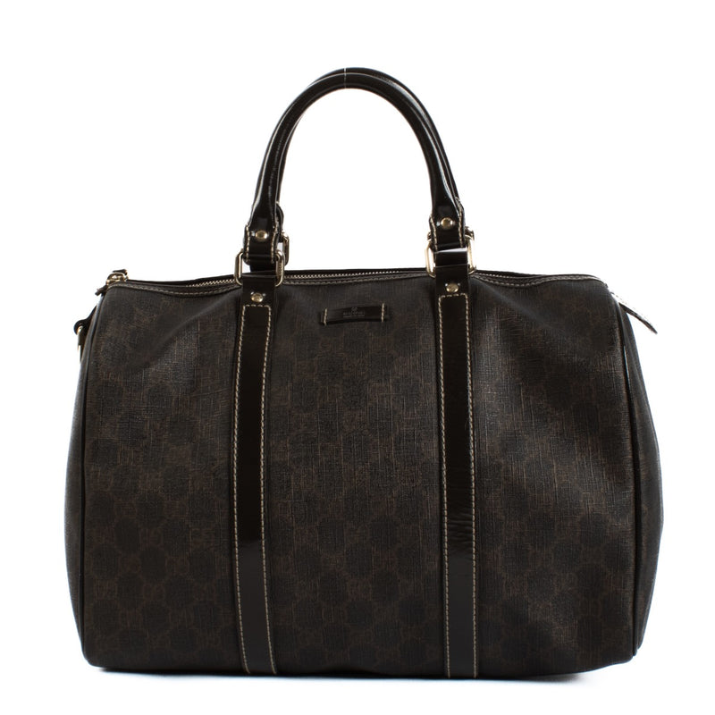 shop 100% authentic second hand Gucci Brown GG Canvas Medium Joy Boston Bag on Labellov.com