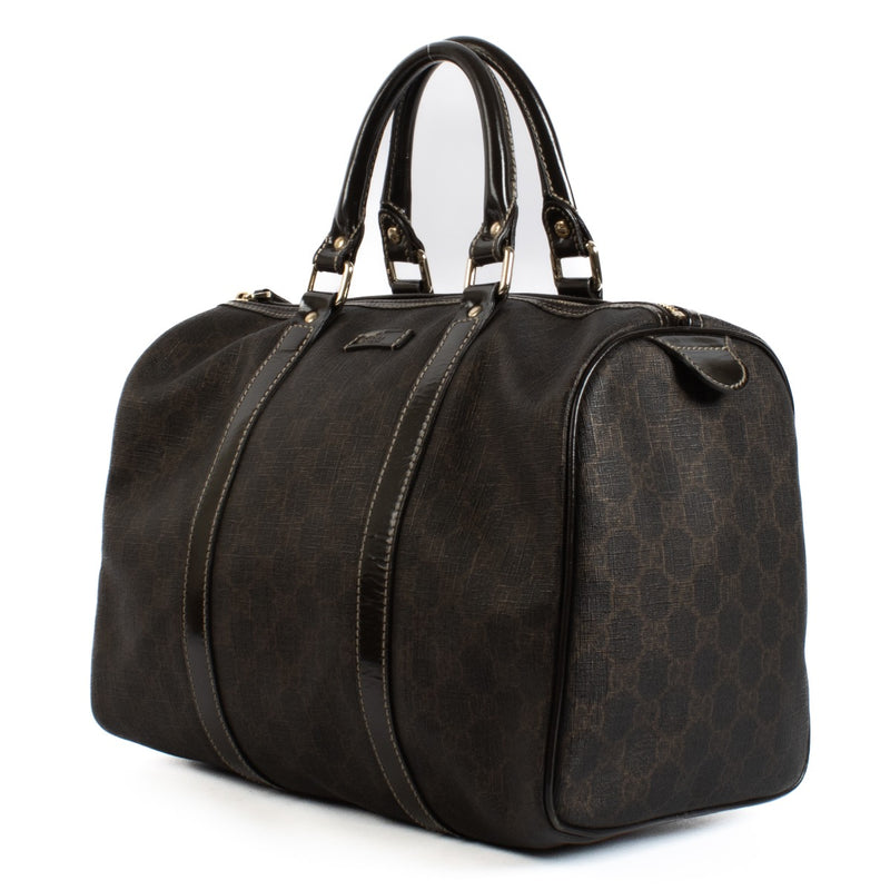 shop 100% authentic second hand Gucci Brown GG Canvas Medium Joy Boston Bag on Labellov.com