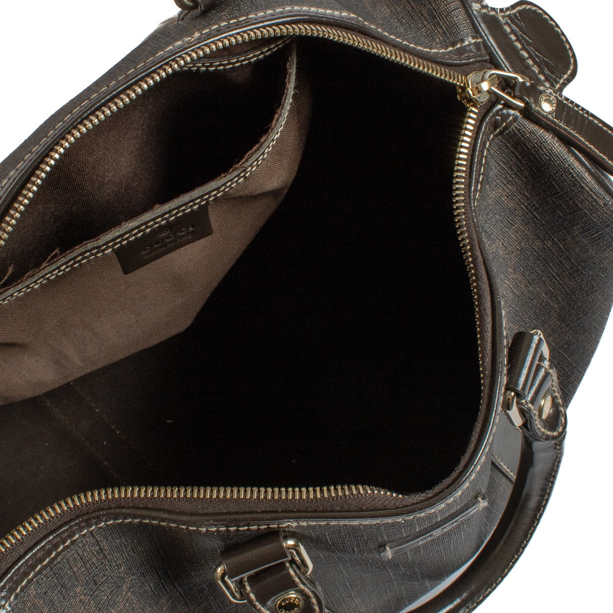shop 100% authentic second hand Gucci Brown GG Canvas Medium Joy Boston Bag on Labellov.com