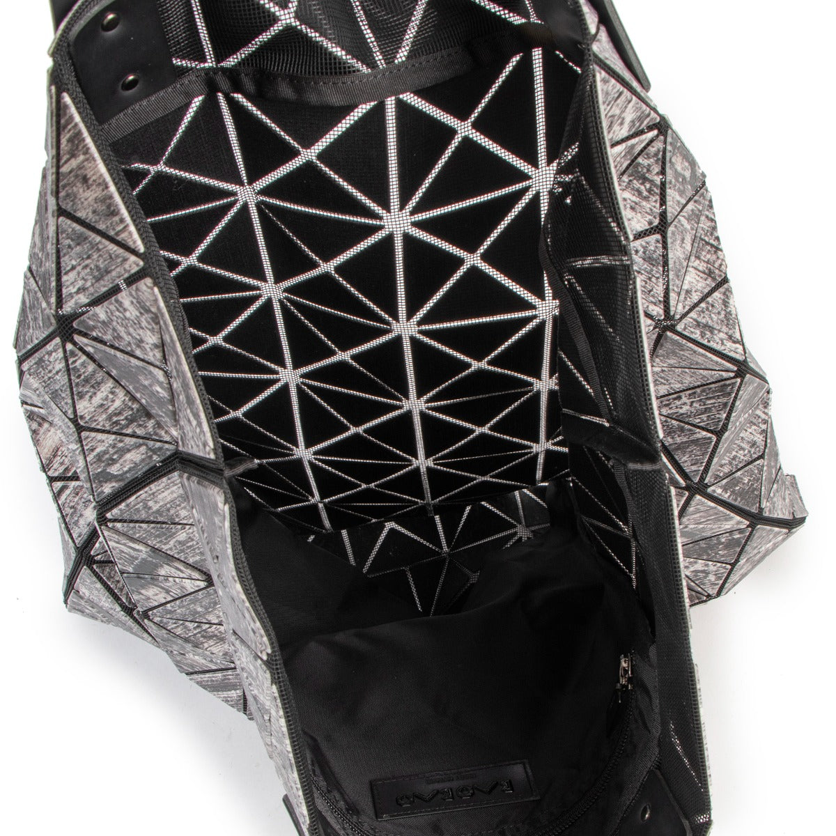 Bao Bao Issey Miyake Black/White Prism Large Tote Bag