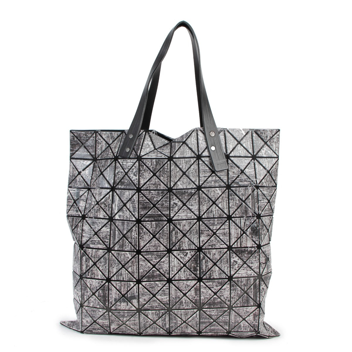 Bao Bao Issey Miyake Black/White Prism Large Tote Bag