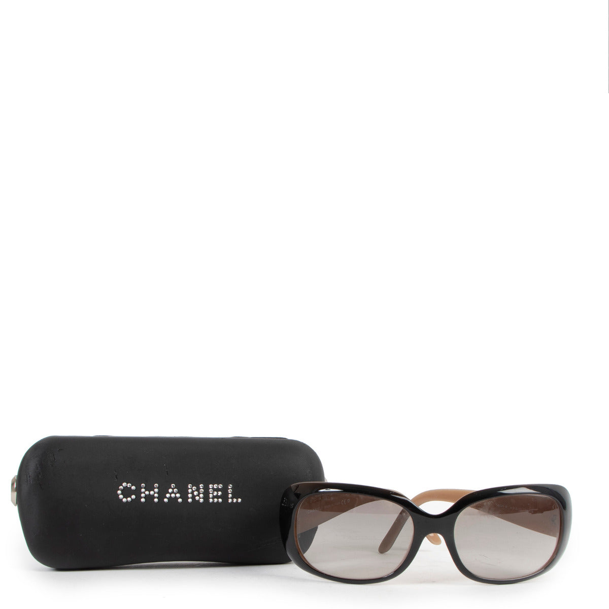 Chanel Black Strass Sunglasses