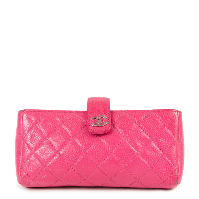 Chanel Pink Clutch Pouch