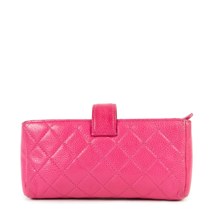 Chanel Pink Clutch Pouch