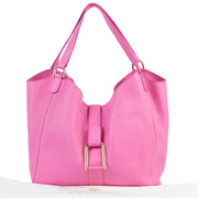 Buy authentic second hand Delvaux Pink Givry Besace Polo Shoulder bag in very good condition at Labellov in Antwerp.
