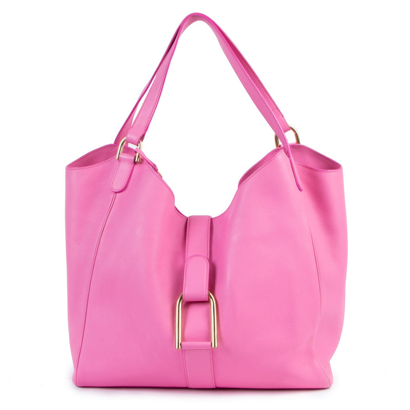Delvaux Pink Givry Besace Polo Shoulder Bag