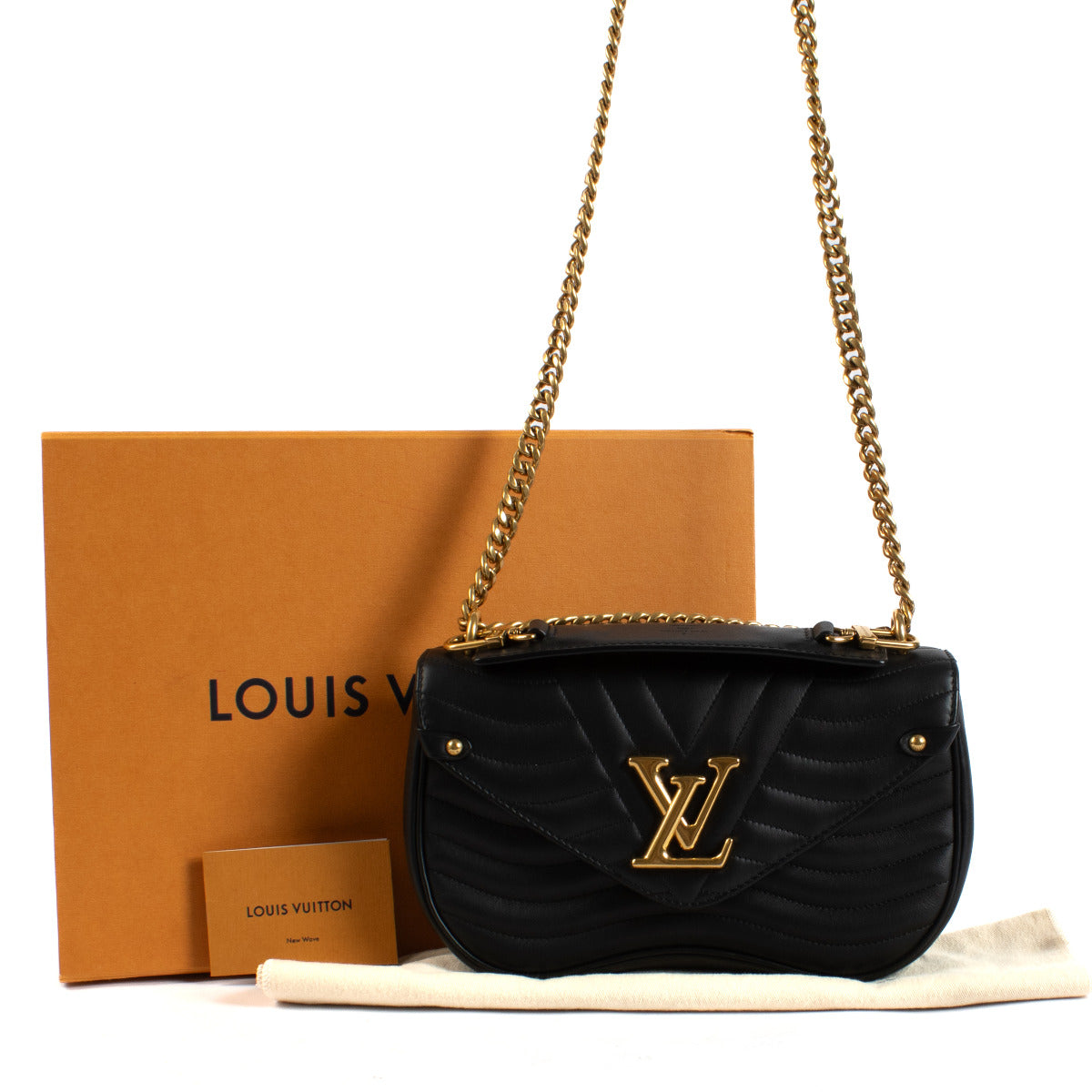 Louis Vuitton Black New Wave Crossbody Bag