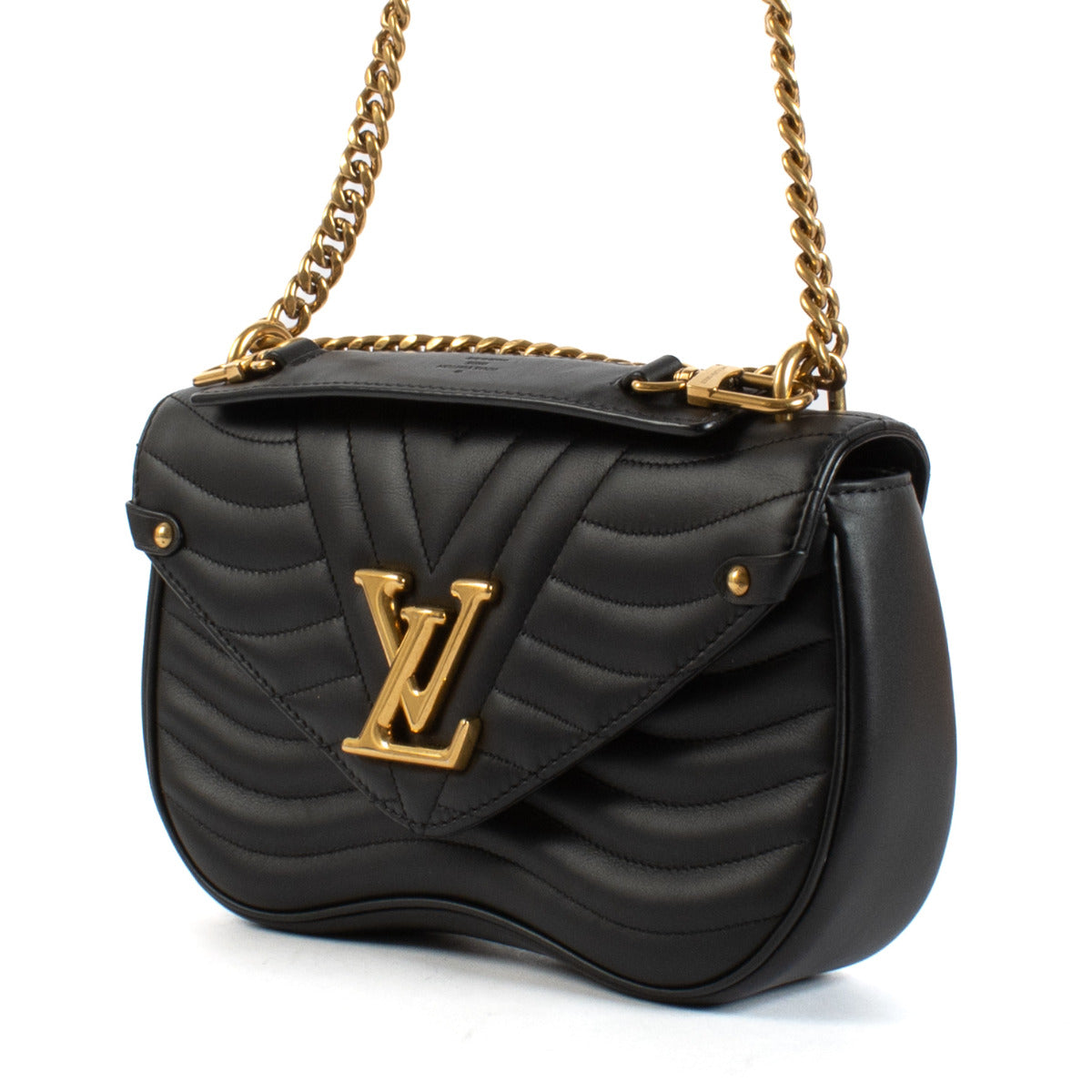 the perfect Louis Vuitton Black New Wave Crossbody Bag for the best price at labellov secondhand luxury