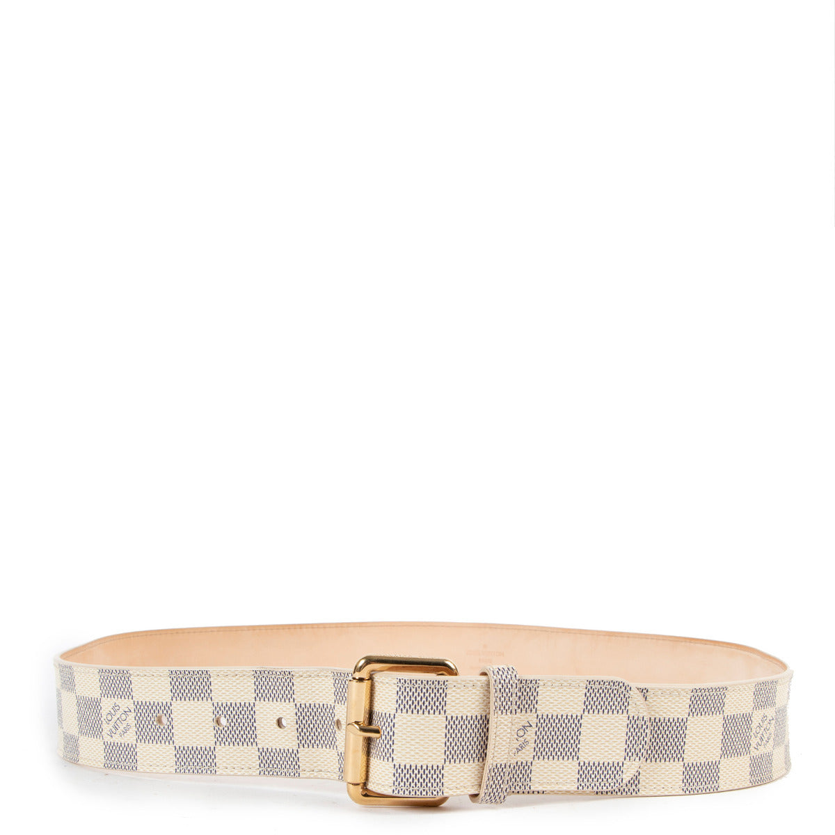 Ceinture Louis Vuitton Damier Azur - taille 90