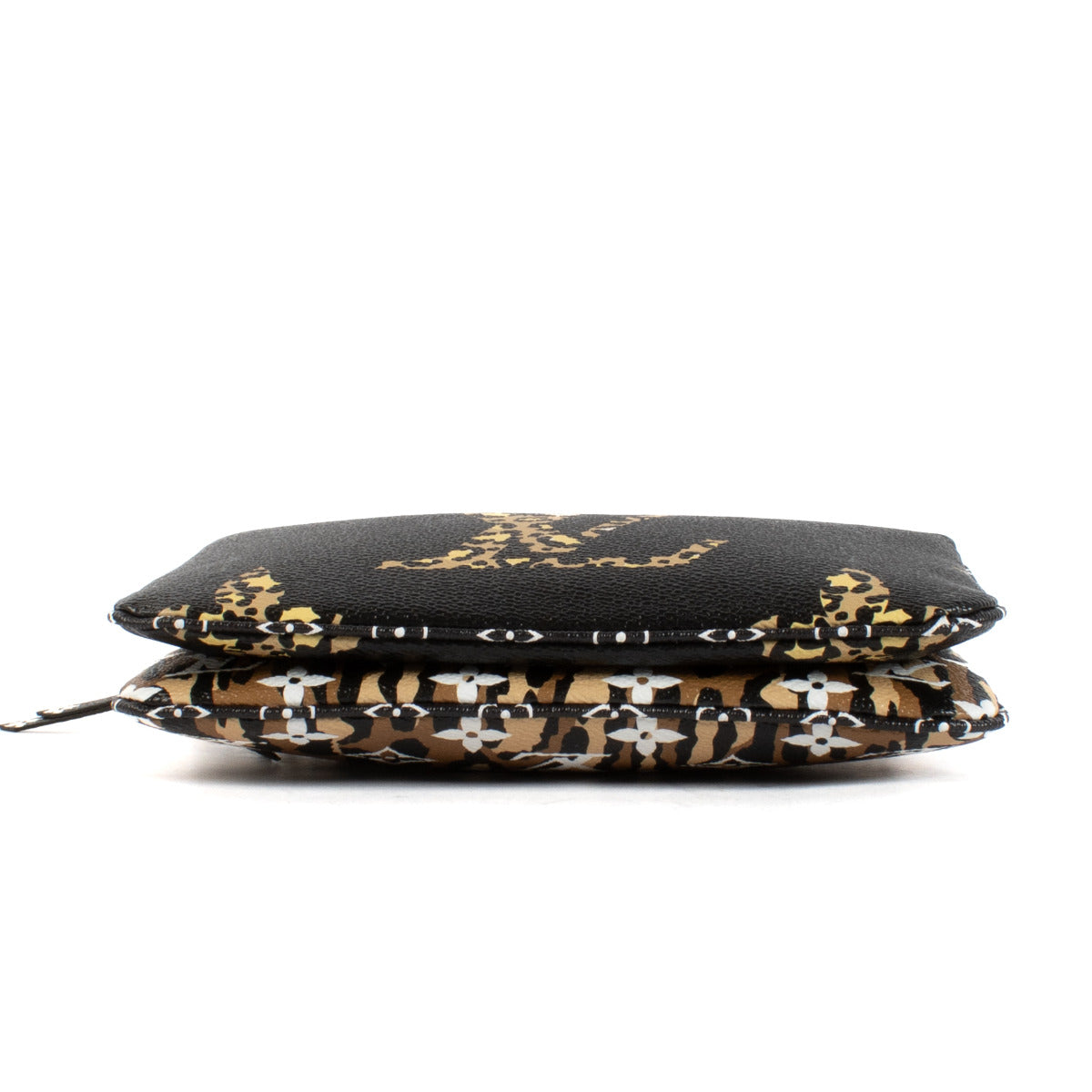 Louis Vuitton Limited Edition Jungle Monogram Double Zip Pochette