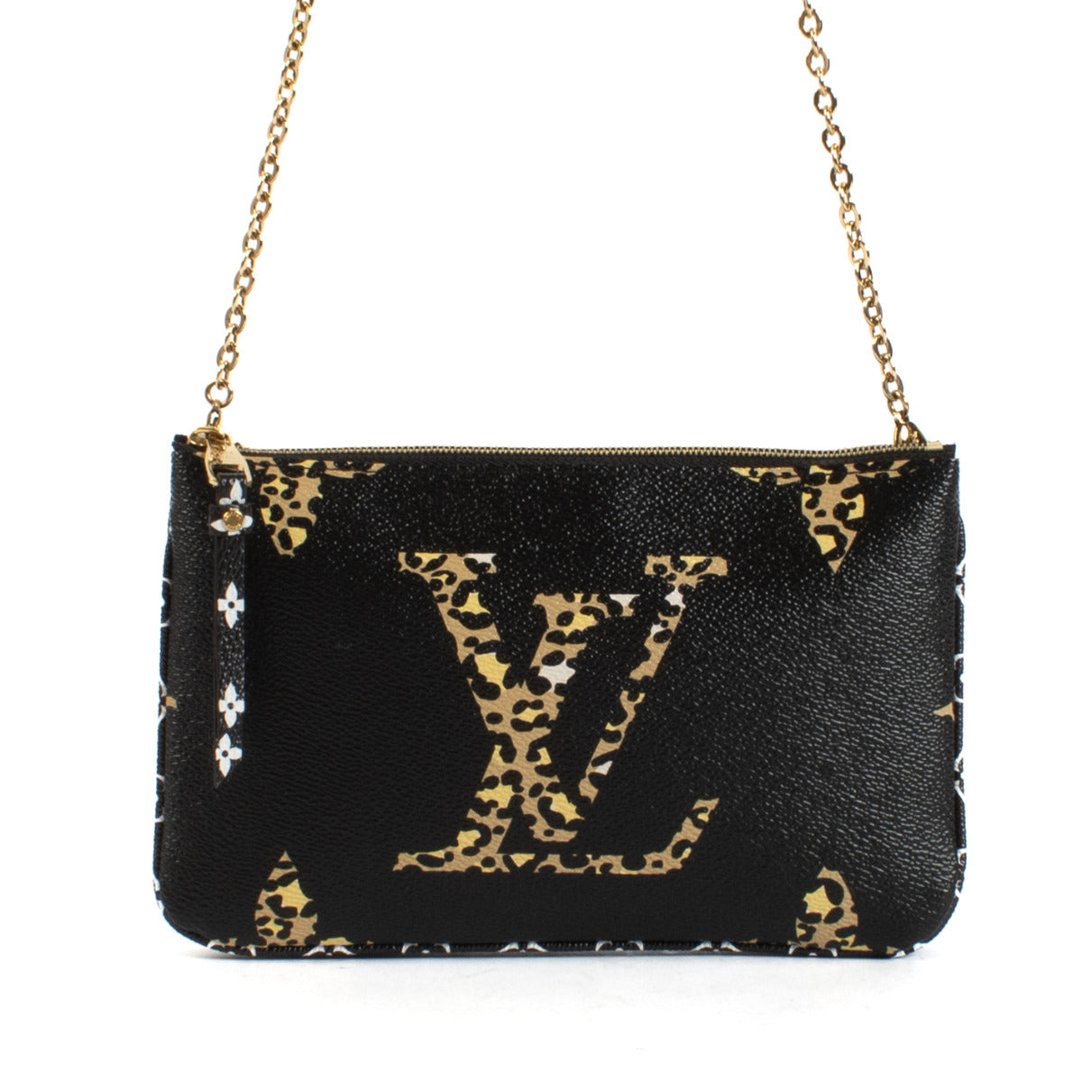 Louis Vuitton Limited Edition Jungle Monogram Double Zip Pochette