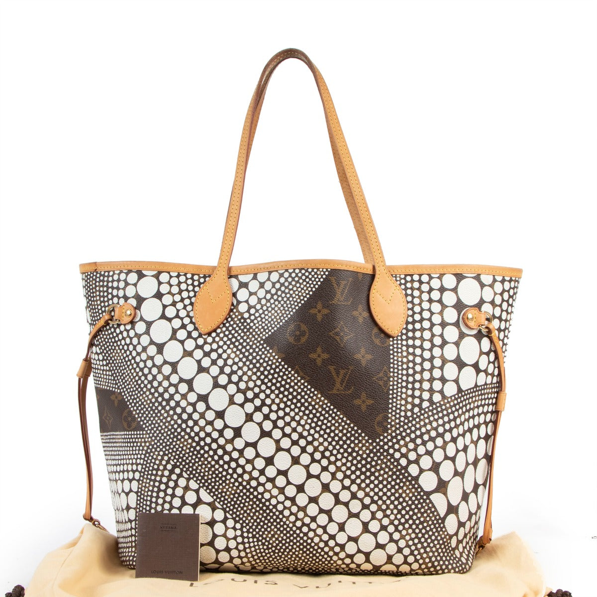 Louis Vuitton Monogram Neverfull MM Yayoi Kusama Shoulder Bag