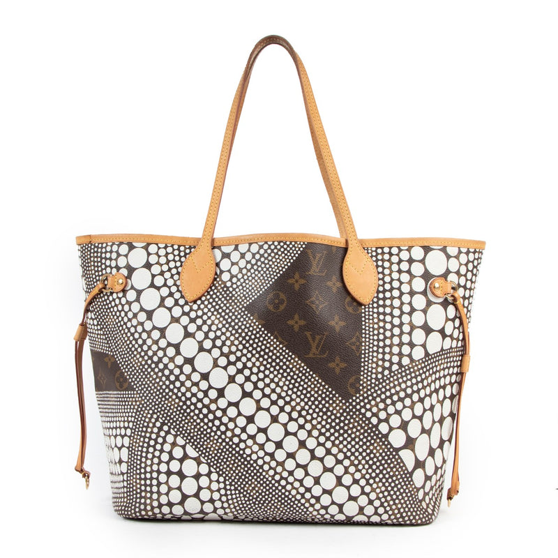 Louis Vuitton Monogram Neverfull MM Yayoi Kusama Shoulder Bag