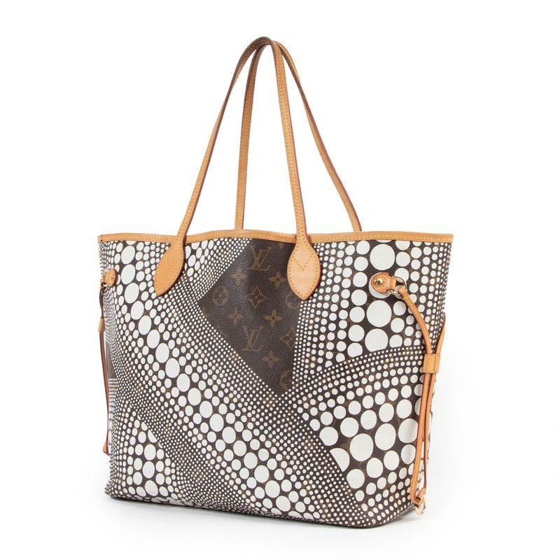 Louis Vuitton Monogram Neverfull MM Yayoi Kusama Shoulder Bag