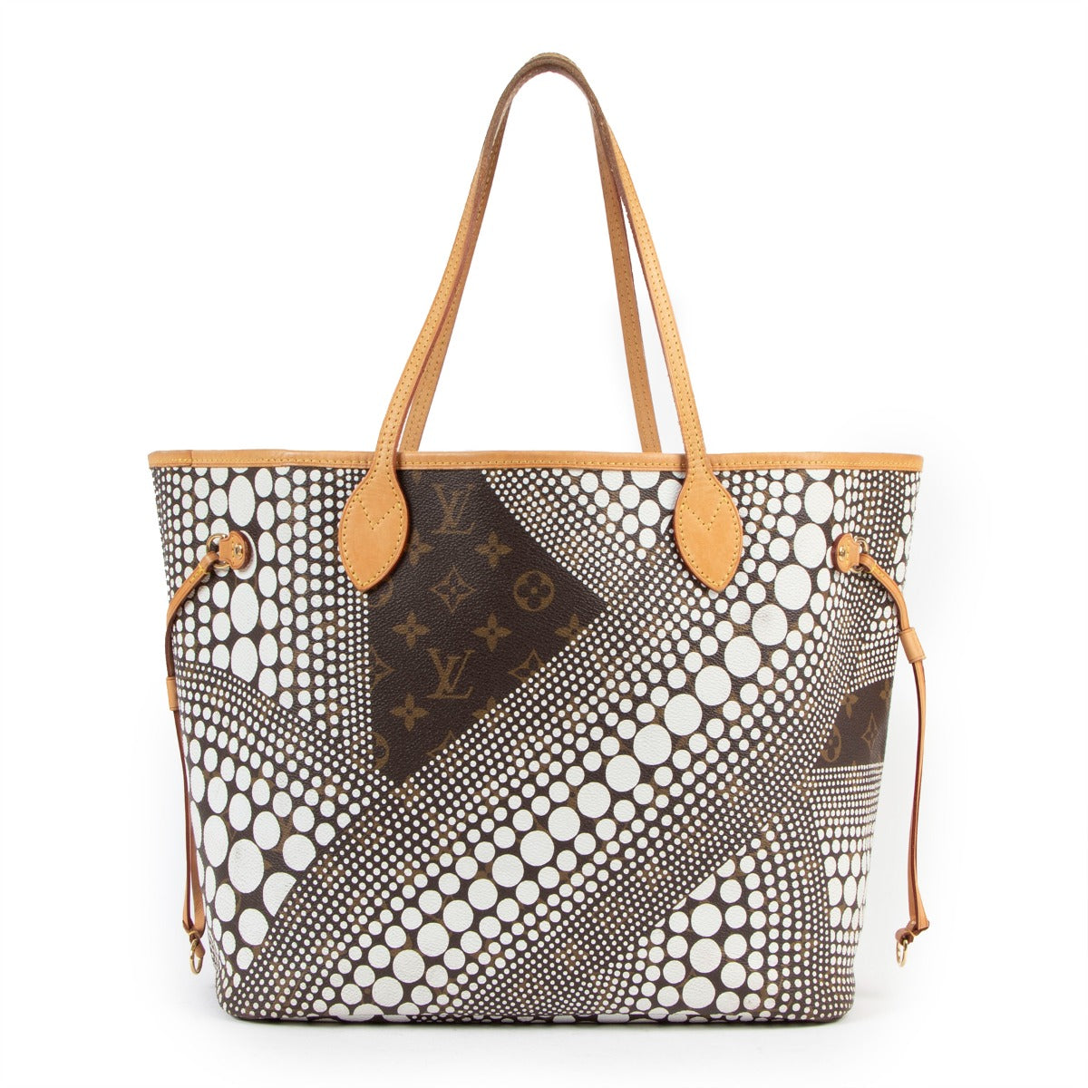 Louis Vuitton Monogram Neverfull MM Yayoi Kusama Shoulder Bag
